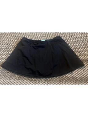 SPANX Black Swim Skort Women’s Large